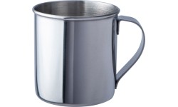 Kubek ze stali nierdzewnej BasicNature, polerowany, 0,2 l