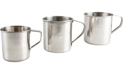 Kubek turystyczny ze stali nierdzewnej Yate - 0,35 l