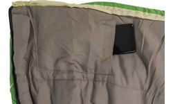 Śpiwór Grueezi Bag Cloud z zamkiem błyskawicznym po lewej stronie