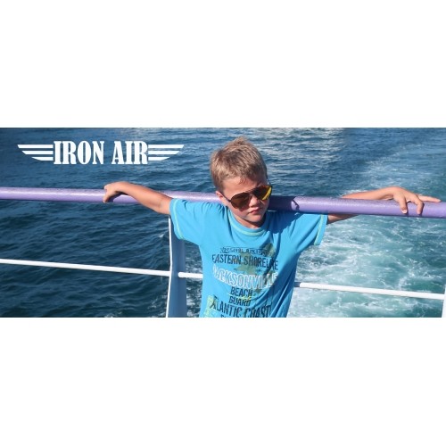 Okulary przeciwsłoneczne ActiveSol Kids Iron Air, pomarańczowo-mirrored