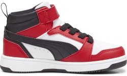 Puma buty dziecięce Rebound V6 Mid Jr White Black Red 393832 03