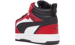 Puma buty dziecięce Rebound V6 Mid Jr White Black Red 393832 03