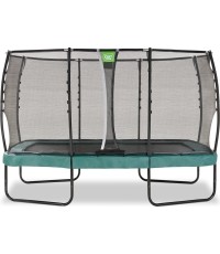 Trampolina EXIT Allure Premium 214x366 cm - zielona