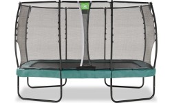 EXIT Allure Premium trampolina 214x366cm - zielona