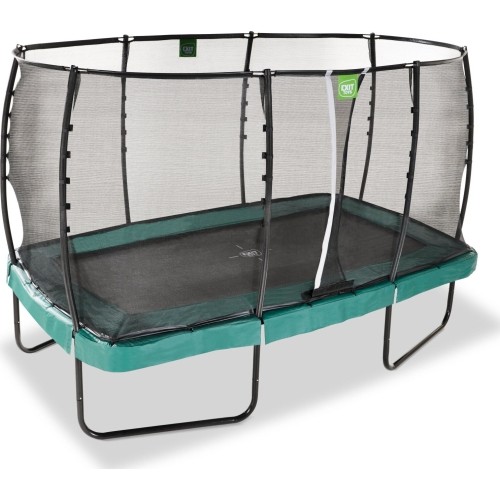 EXIT Allure Premium trampolina 214x366cm - zielona