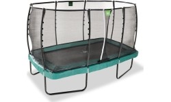 EXIT Allure Premium trampolina 214x366cm - zielona