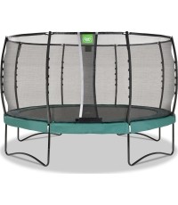 EXIT Allure Premium trampolina ø427cm - zielona