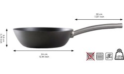 Patelnia wok ze stali węglowej Skottsberg 24cm