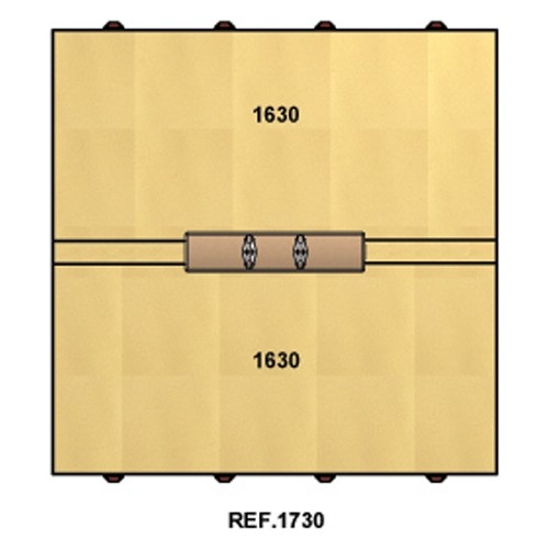Zestaw mat do lądowania do konia z łękami – 16 m² – atest FIG