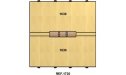 Zestaw mat do lądowania do konia z łękami – 16 m² – atest FIG