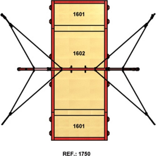 Zestaw materacy do lądowania na ringi zawodnicze – 10 m² – atest FIG