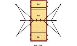 Zestaw materacy do lądowania na ringi zawodnicze – 10 m² – atest FIG