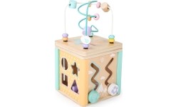 Drewniana kostka edukacyjna,  sorter mula Ecotoys
