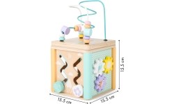 Drewniana kostka edukacyjna,  sorter mula Ecotoys