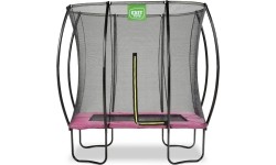 EXIT Silhouette trampolina 153x214cm - różowa