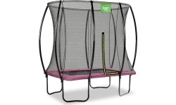 EXIT Silhouette trampolina 153x214cm - różowa
