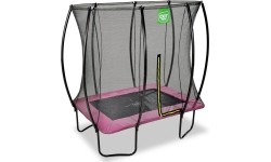 EXIT Silhouette trampolina 153x214cm - różowa