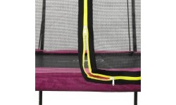 EXIT Silhouette trampolina 153x214cm - różowa