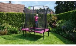 Trampolina EXIT Silhouette 153x214 cm, różowa