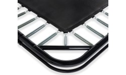 EXIT Dynamiczna trampolina sportowa naziemna 244x427cm - czarna
