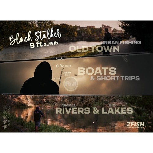 Wędka ZFISH Black Stalker 9ft/2,75lb