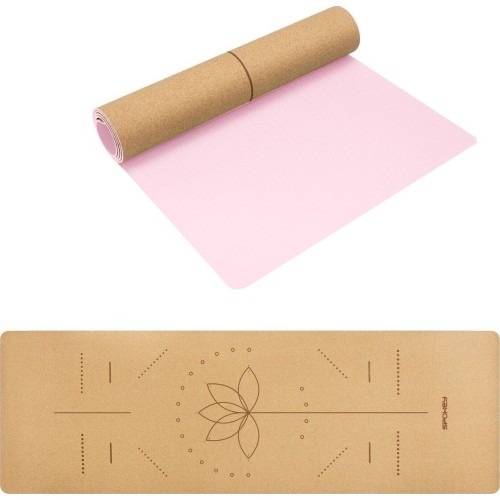 Korkowa mata do jogi Spokey SAVASANA