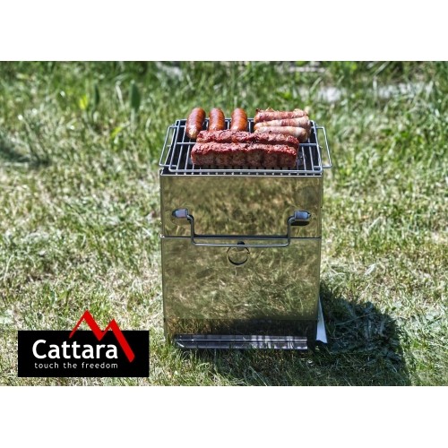 Składany grill na drewno CUBE