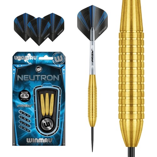 Rzutki mosiężne Winmau Neutron ze stalowym grotem, 24 g