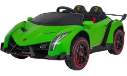 Pojazd elektryczny Lamborghini Veneno, zielony