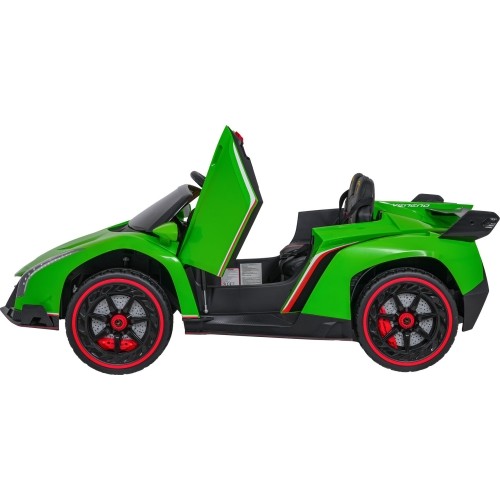 Pojazd elektryczny Lamborghini Veneno, zielony