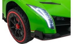 Pojazd elektryczny Lamborghini Veneno, zielony