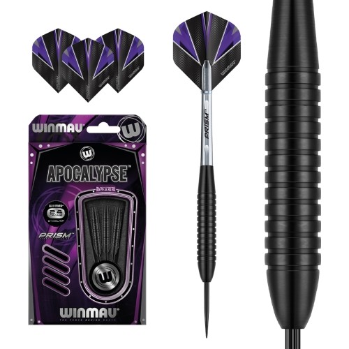 Rzutki Winmau Apocalypse mosiężne ze stalowym grotem