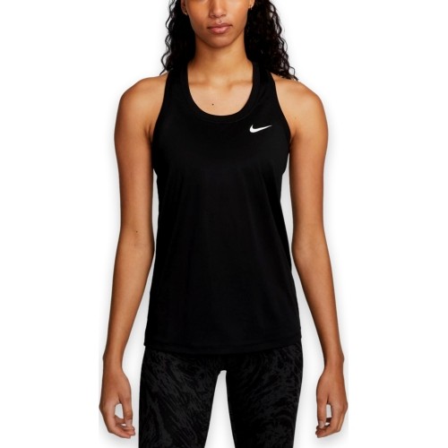 Damski top na ramiączkach Nike Dri-FIT Rlgd Racer, czarny DX0706 010