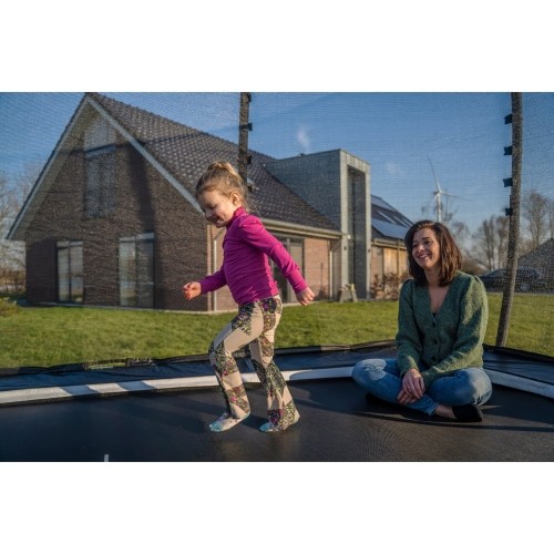 EXIT Allure Premium trampolina 244x427cm - czarna