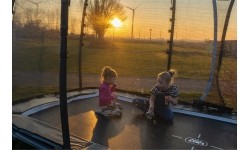 EXIT Allure Premium trampolina 244x427cm - czarna