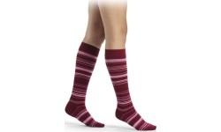 Kompresinės moteriškos kojinės MICROFIBER SHADES by SIGVARIS - Wine