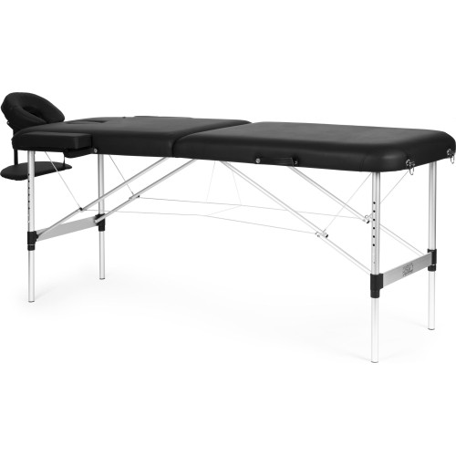 Aluminiowy stół do masażu i rehabilitacji 2-segmentowy składany w walizkę + torba ModernHome