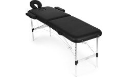 Aluminiowy stół do masażu i rehabilitacji 2-segmentowy składany w walizkę + torba ModernHome