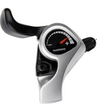 Pavarų rankenėlė (kairė) Shimano Tourney 3 pavarų, su trosu