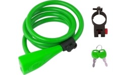 Zapięcie linkowe FORCE z uchwytem 120cm/10mm (zielone)