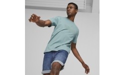 Puma Ess Elevated Pique Tee Green 673385 85 koszulka męska