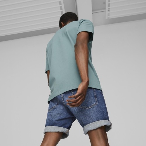 Puma Ess Elevated Pique Tee Green 673385 85 koszulka męska