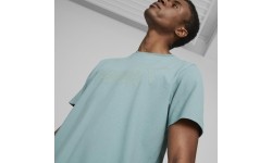 Puma Ess Elevated Pique Tee Green 673385 85 koszulka męska
