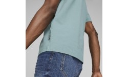 Puma Ess Elevated Pique Tee Green 673385 85 koszulka męska
