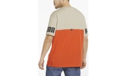 Koszulka męska Puma Power Colorb Orange Grey 847389 64
