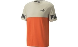 Koszulka męska Puma Power Colorb Orange Grey 847389 64