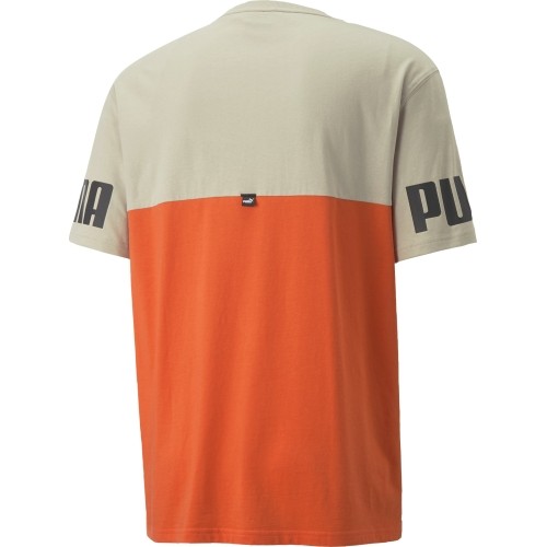 Koszulka męska Puma Power Colorb Orange Grey 847389 64