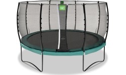 Trampolina EXIT Allure Classic ø427 cm - zielona
