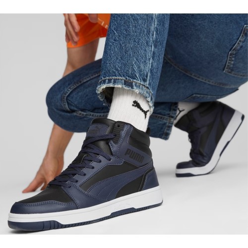 Puma Rebound V6 buty męskie, niebiesko-czarne 392326 08