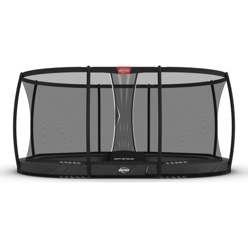 BERG Grand Champion InGround 470 szary + siatka zabezpieczająca Deluxe